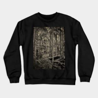 Palm trees in the rainforest Crewneck Sweatshirt